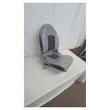 Warrior Gray Leather Boat Seat