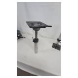 Springfield Marine Seat Pedestal with Swivel Lock - 4-Bolt Deck Plate
