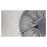 Springfield Cast Aluminum Hub Plate with Sunburst Radial Fins and 6-Bolt Pattern