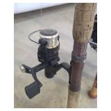 Mixed lot of 5 fishing rods