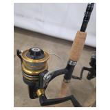 Set of 4 mixed lot fishing rods