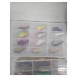 Rapala & Assorted Vintage Fishing Lures in Tackle Box - Crankbaits & Boxes