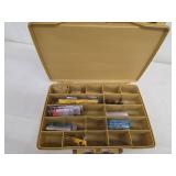 Plano Double Action Tackle Box with Assorted Fishing Lures and Accessories