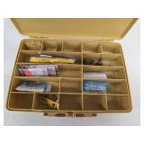 Plano Double Action Tackle Box with Assorted Fishing Lures and Accessories