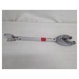Transom Saver for Boat Outboard Motor - Aluminum, Clamp-On with Rubber Bushings