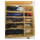 Plano Double Action Tackle Box with Assorted Soft Plastic Fishing Lures