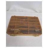 Plano Double Action Tackle Box with Assorted Soft Plastic Fishing Lures