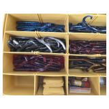 Plano Double Action Tackle Box with Assorted Soft Plastic Fishing Lures