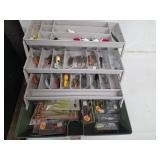 Plano Tackle Box with Assorted Fishing Lures and Crankbaits