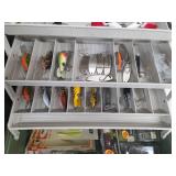 Plano Tackle Box with Assorted Fishing Lures and Crankbaits