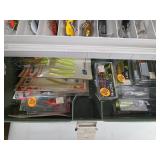 Plano Tackle Box with Assorted Fishing Lures and Crankbaits