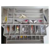 Plano Tackle Box with Assorted Fishing Lures and Crankbaits