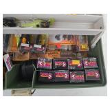 Cotton Cordell and Bomber Lures - Vintage Fishing Lures in Tackle Box