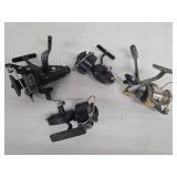 Mixed lot of 4 Assorted Fishing Reels