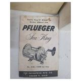 Pflueger Sea King No. 2188-2188E Reel - Made in USA with Line Capacity Card