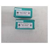 KURZ 9x17 Pistol Cartridges 50 Rounds Per Box (Lot of 2)