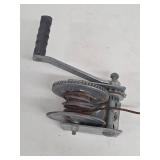 Hand Winch Cable Hoist with Gear-Driven Drum