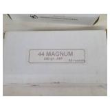 MINMAC CUSTOM AMMUNITION 44 MAGNUM 240 GR JHP - 50 ROUNDS/BOX (Lot of 5)