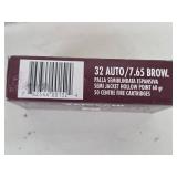 Fiocchi 32 Auto 7.65 Browning SJHP 60 gr - 50 Cartridges per Box