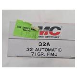 PPC 32 Auto 71 GR FMJ Centerfire Pistol Cartridges