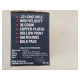 Federal .22 Long Rifle High Velocity Copper-Plated Hollow Point Value Pack - 550 Rounds