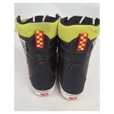 Vans Hi-Standard DX Snowboard Boots - US 9 (CM 27) Black/Neon Yellow