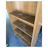 Sturdy wooden book shelf