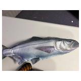 Set of three fish pillows
