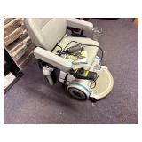 This item is a Hoveround MPV5 electric power wheelchair, designed for indoor and outdoor mobility.