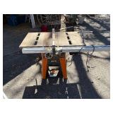 10” cast iron tablesaw by Rigid