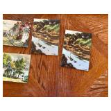 Lucille Hobbie Litho prints featuring American rural scenes