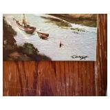 Lucille Hobbie Litho prints featuring American rural scenes