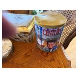 Large assortment of tins