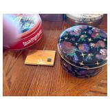 Large assortment of tins