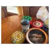 Large assortment of tins