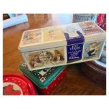 Large assortment of tins