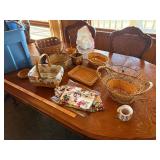 Assortment of wicker baskets