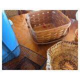 Assortment of wicker baskets