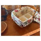 Assortment of wicker baskets
