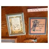 Assortment of picture frames