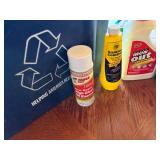 Lot of cleaning supplies