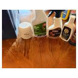 Lot of cleaning supplies