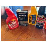 Lot of cleaning supplies