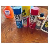 Lot of cleaning supplies