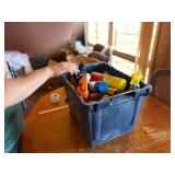 Lot of cleaning supplies