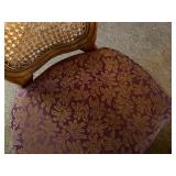 Dining room table with padded chairs
