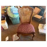 Dining room table with padded chairs