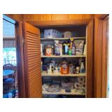 Contents of closet