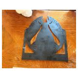 Metal outdoor scenery signs