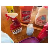 Lot of cleaning supplies